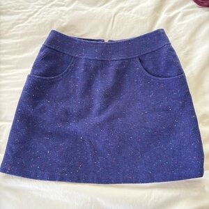 Express Wool Blend Tweed Mini  Skirt